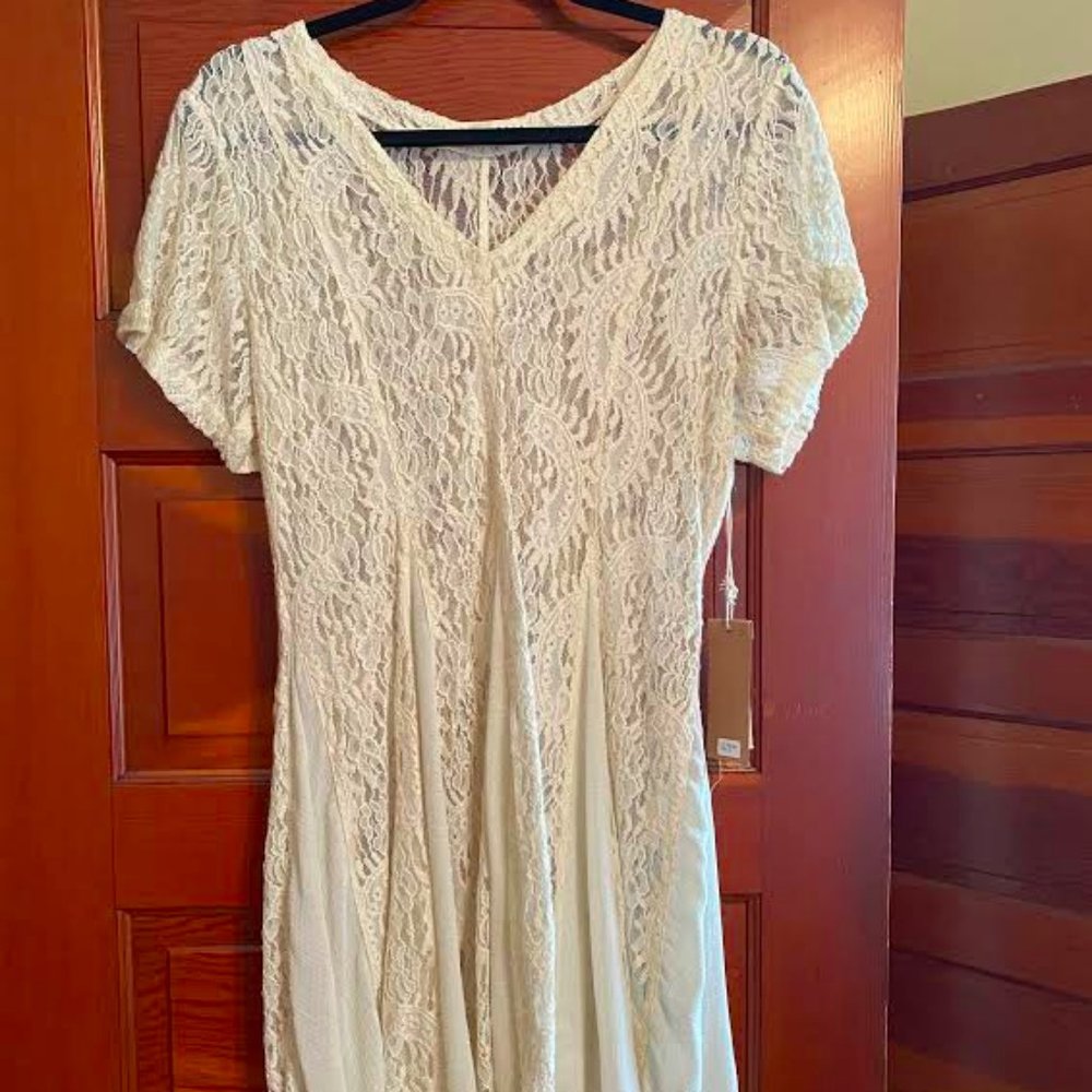 Off White Lace Dress